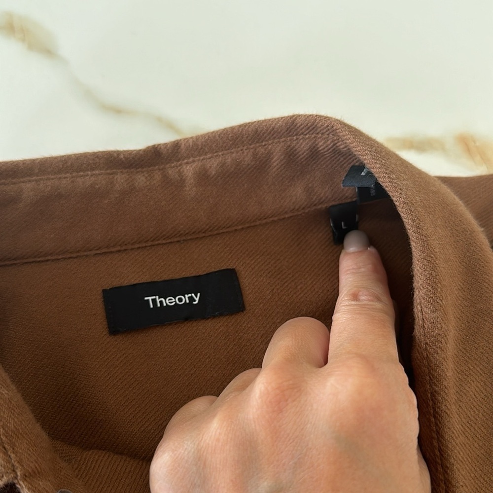 Theory cotton button down - Picture 6 of 8